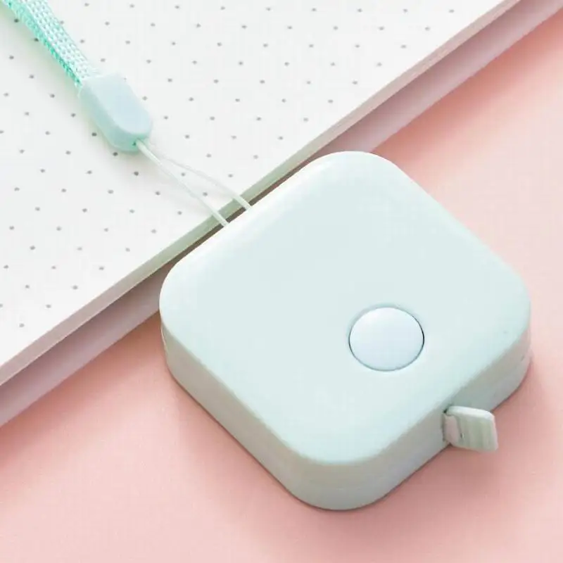 Случайный Цвет кожаная измерительная лента 1 5 м метрический гибкий линейка