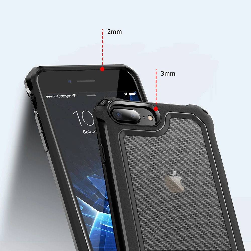 Мужской Жесткий чехол из углеродного волокна для iPhone 7 Plus 8 6S 6 X Xr Xs Boy классный