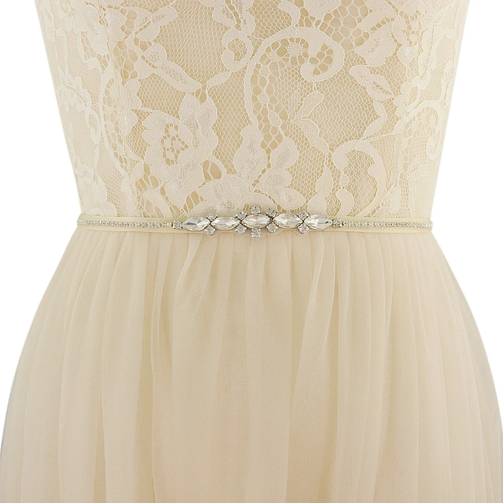 S386 роскошный цвета: золотистый серебристый Стразы невесты ремень со стразами