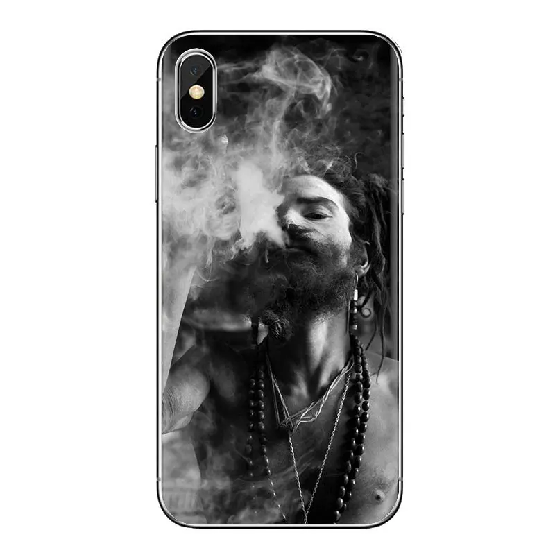 Мягкий чехол Sadhu в Индии и Непале для iPhone XS Max XR X 4 4s 5 5S 5C SE 6 6S 7 8 Plus samsung Galaxy J1 J3 J5 J7 A3 A5