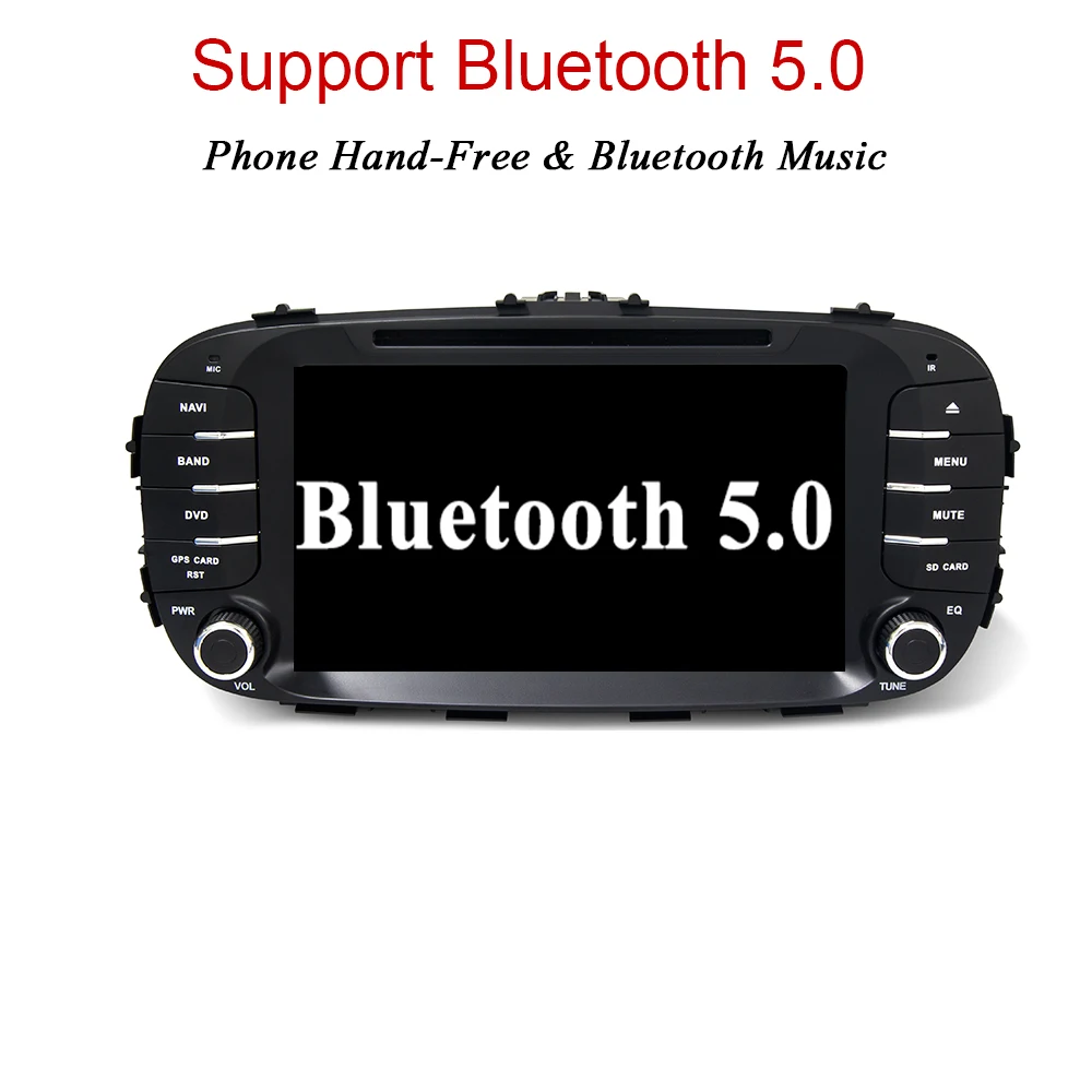 Яж Android 9 0 автомобильный стерео Дисплей Для Киа соул 2014 с 8 &quotIPS 1024*600 HD GPS