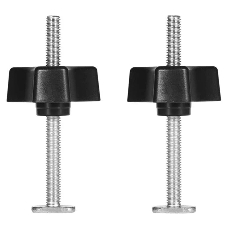 

Комплект из 2 Т-образных винтов и Пластиковой ручки M8, набор металлических быстродействующих зажимов для Т-образных пазов, Т-образных треков...