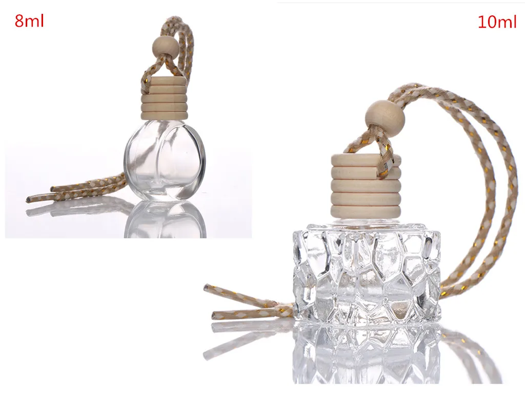 

Автомобильный парфюмерный подвесной флакон, освежитель воздуха для автомобиля, автомобильное украшение, 1 шт., 8 мл/10 мл