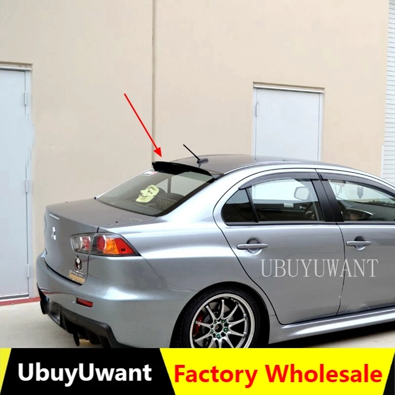 Спойлер на крышу для Mitsubishi EVO 2010-2016 неокрашенный спойлер грунтового цвета