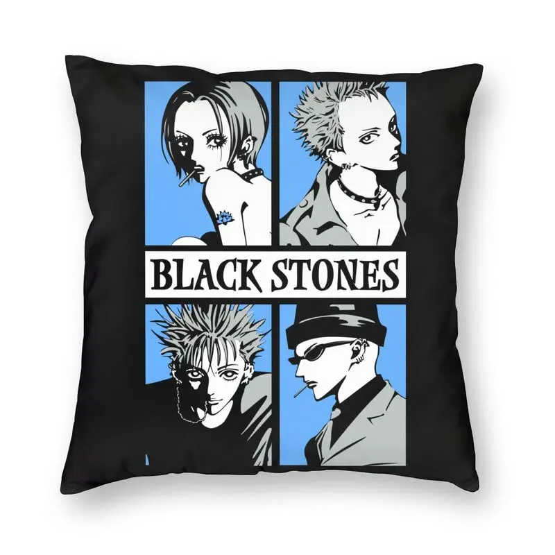 

Funny Nana Osaki Sofa Cushion Cover Home Decorative 3D Print Ai Yazawa Anime Manga Throw Pillow Case For Car Two Side Pillowcase