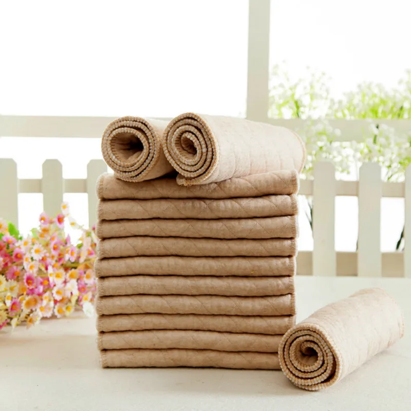 Детские натуральные цветные хлопковые три газовые подгузники для