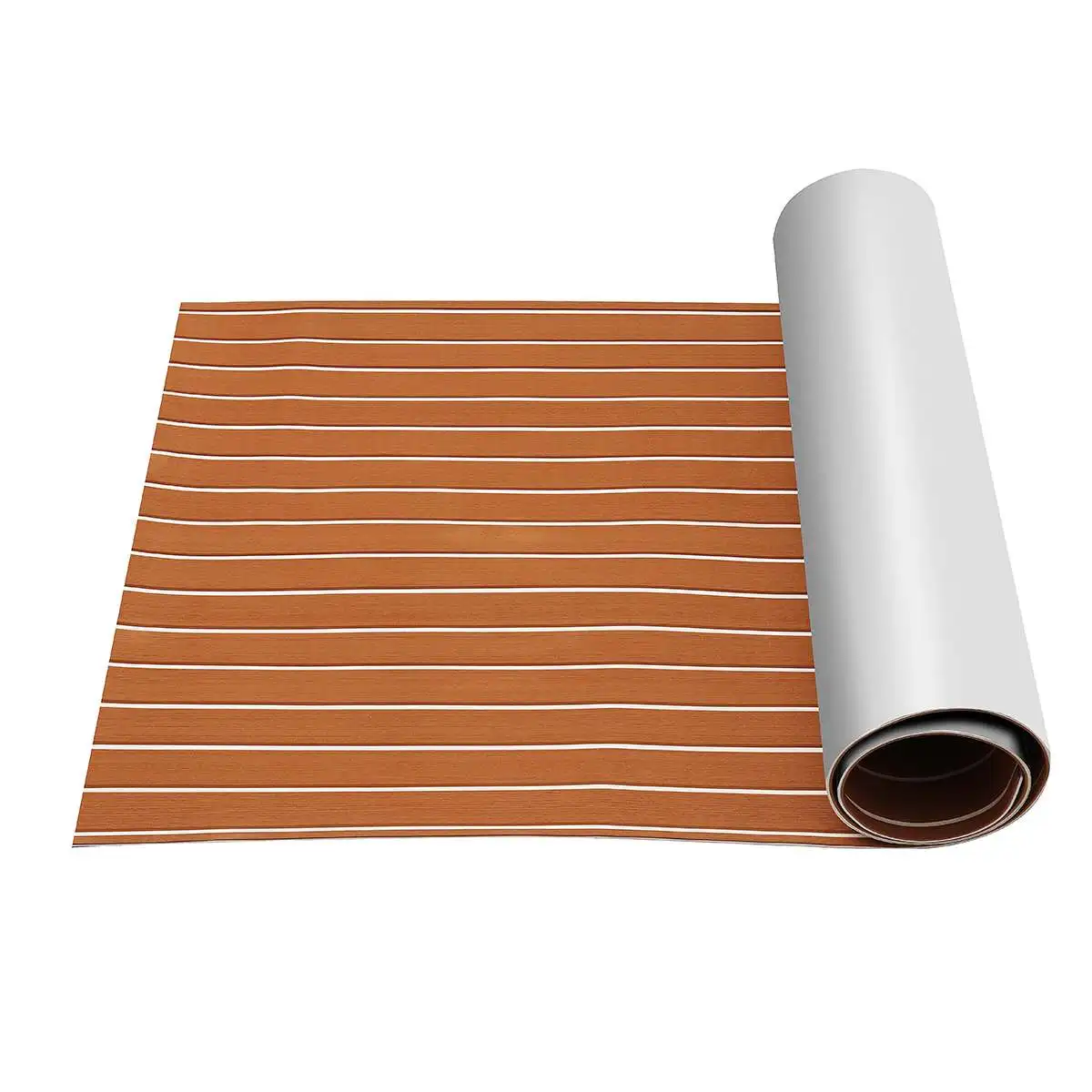 

90x240cm Self-Adhesive EVA Foam Boat Marine For Yacht RV Caravan Flooring Faux Teak Boat Decking Sheet Floor Accessories Marine