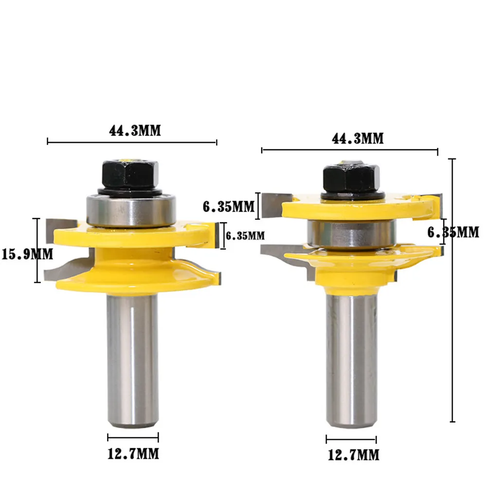 

Router Bits Cabinet Door Cutter Woodworking 1 Set 1/2 Shank 1/2in Shank