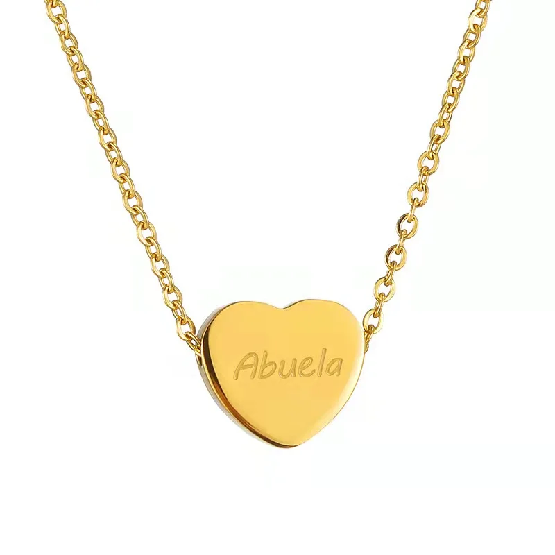 

Ожерелье женское из нержавеющей стали с подвеской в виде сердца