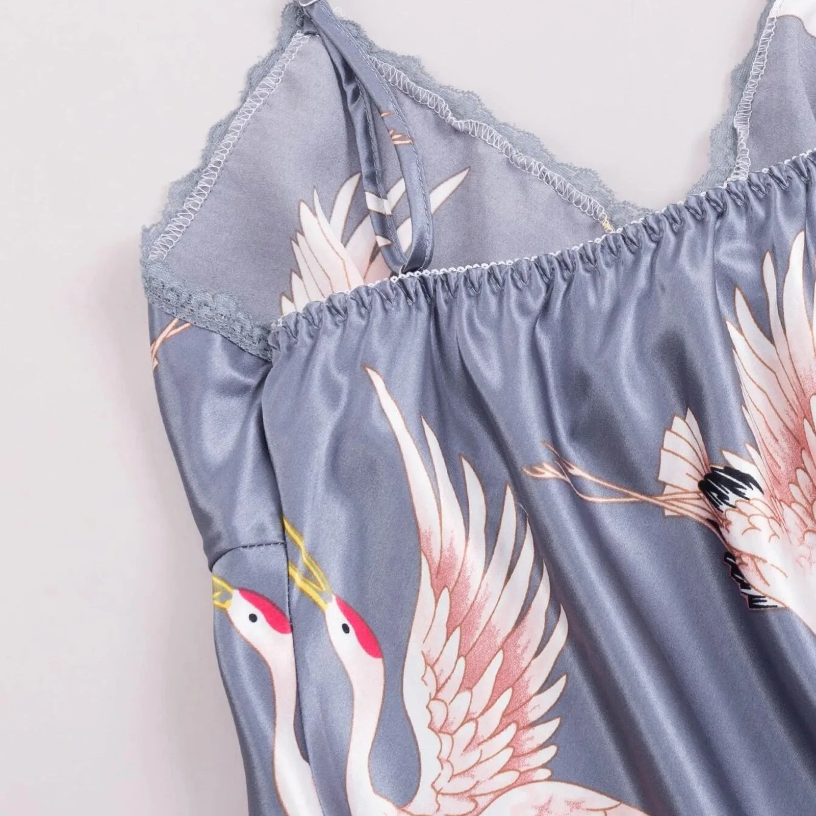 

3PCs Sexy Women Pajamas Sets Fashion Satin Silk Sleepwear Female Comfortable Lingerie Plus Size Robes Home Suit Femme Nighties