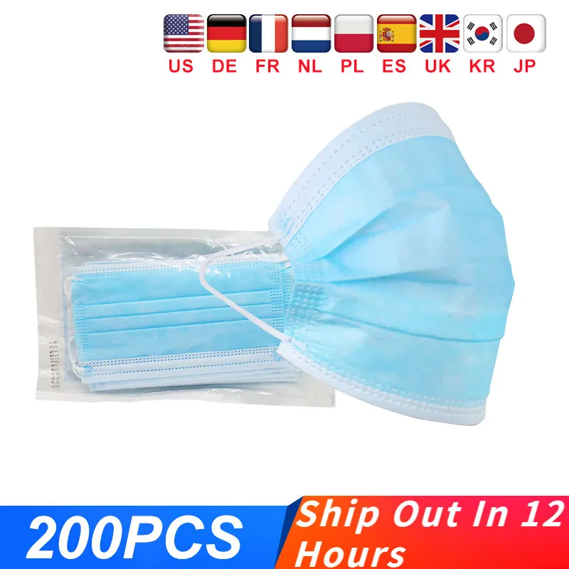 

Одноразовая медицинская маска для лица, хирургические маски, защитные 3-слойные фильтры, ушные петли, нетканые медицинские маски для лица 24 ...