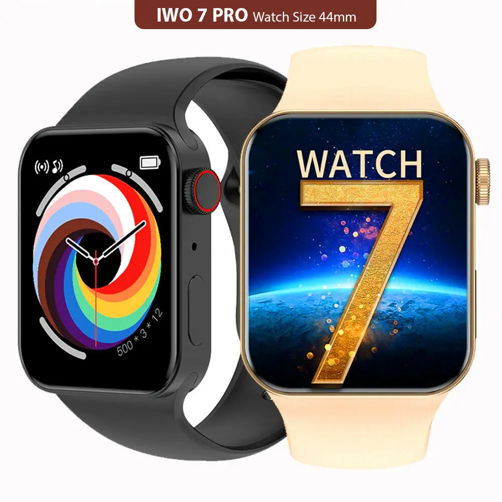 

2021 IWO 7 Pro Smart Watch Heart Rate Fitness Tracker Bracelet For Android IOS
