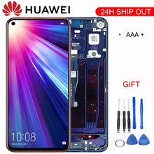 Display for Huawei Nova 5T LCD Display Touch Screen with Frame Replacement on for Nova 5t 5 t YAL-L21 L61A L61D L71A LCD Screen