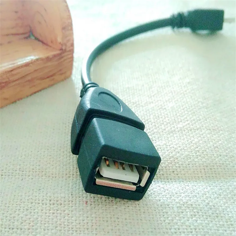 1 шт. OTG адаптер Micro USB кабели OTG СВЕТОДИОДНЫЙ модуль панели управления USB к USB 2,0 для Samsung LG Sony Xiaomi Android телефон для флеш-накопителя