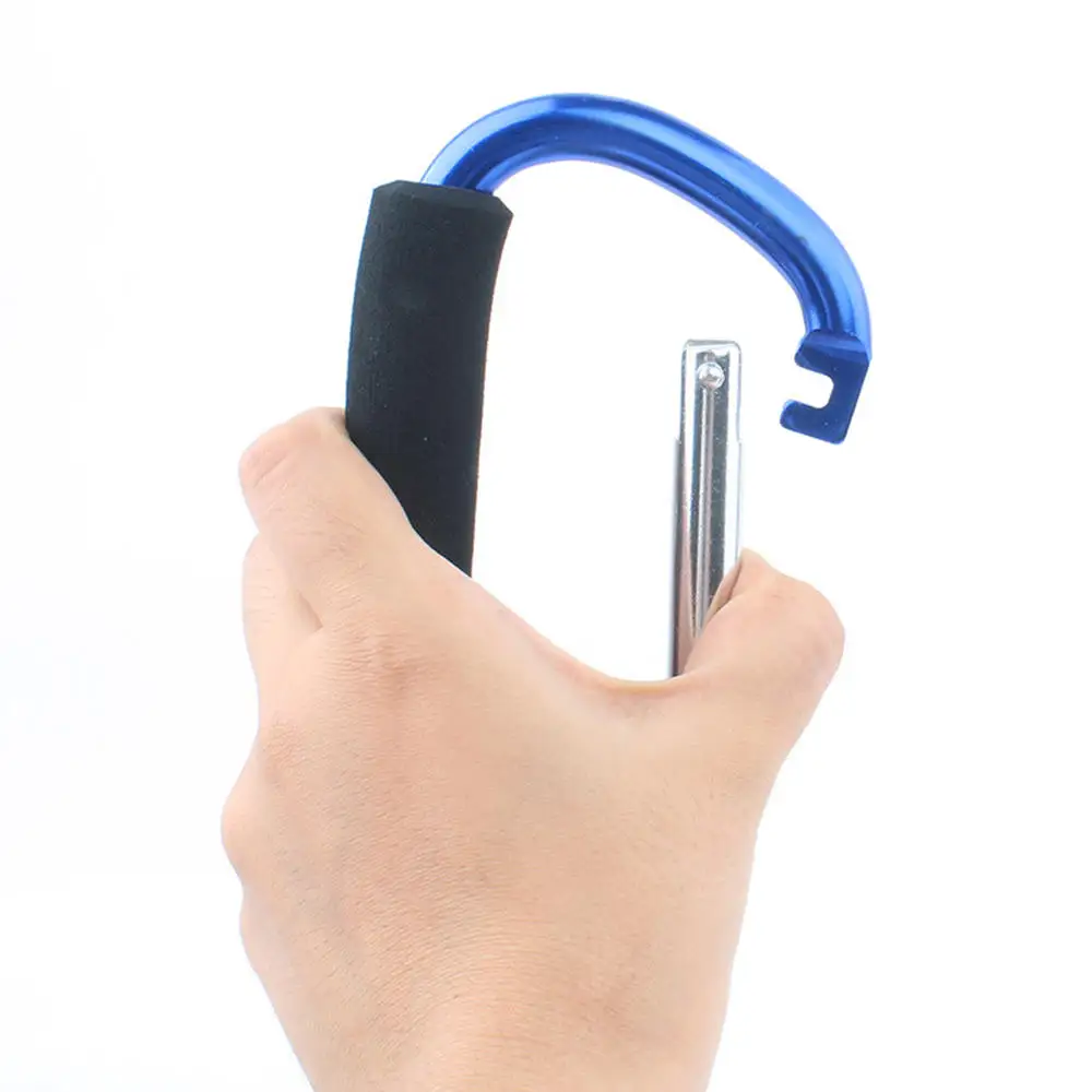 2 шт Открытый Карабин большой алюминиевый сплав брелок рюкзак большая d образная