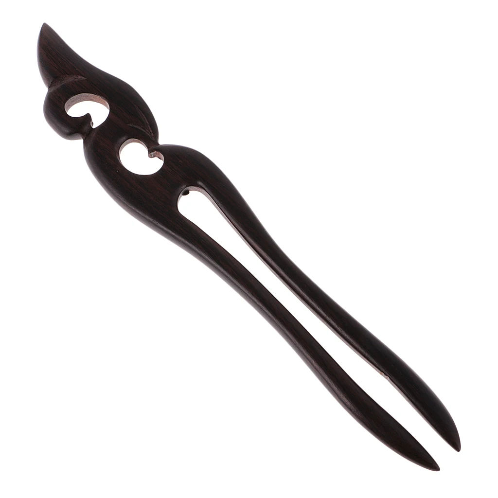 6 шт. Китайская классическая женская заколка для волос ручная работа черная