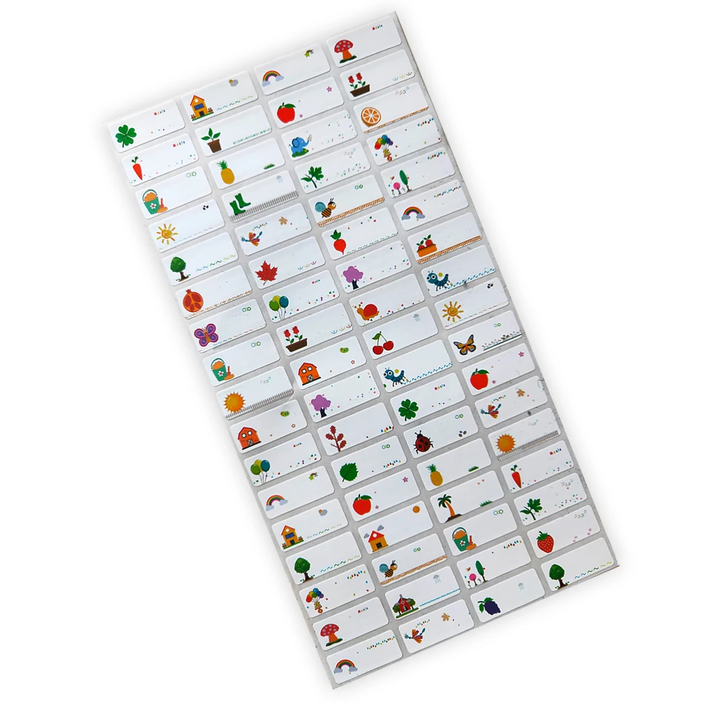 Мультяшные водонепроницаемые наклейки сделай сам разных размеров с чистым