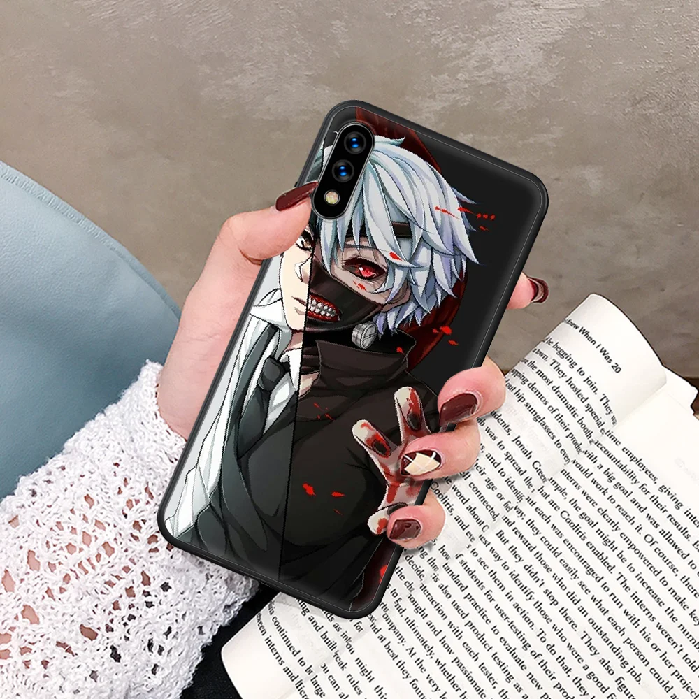 

Tokyo Ghoul Trendy Anime Kaneki Ken Phone Case For Huawei Honor 6A 7A 7C 8 8A 8X 9 9X 10 10i 20 Lite Pro Play black Back Soft