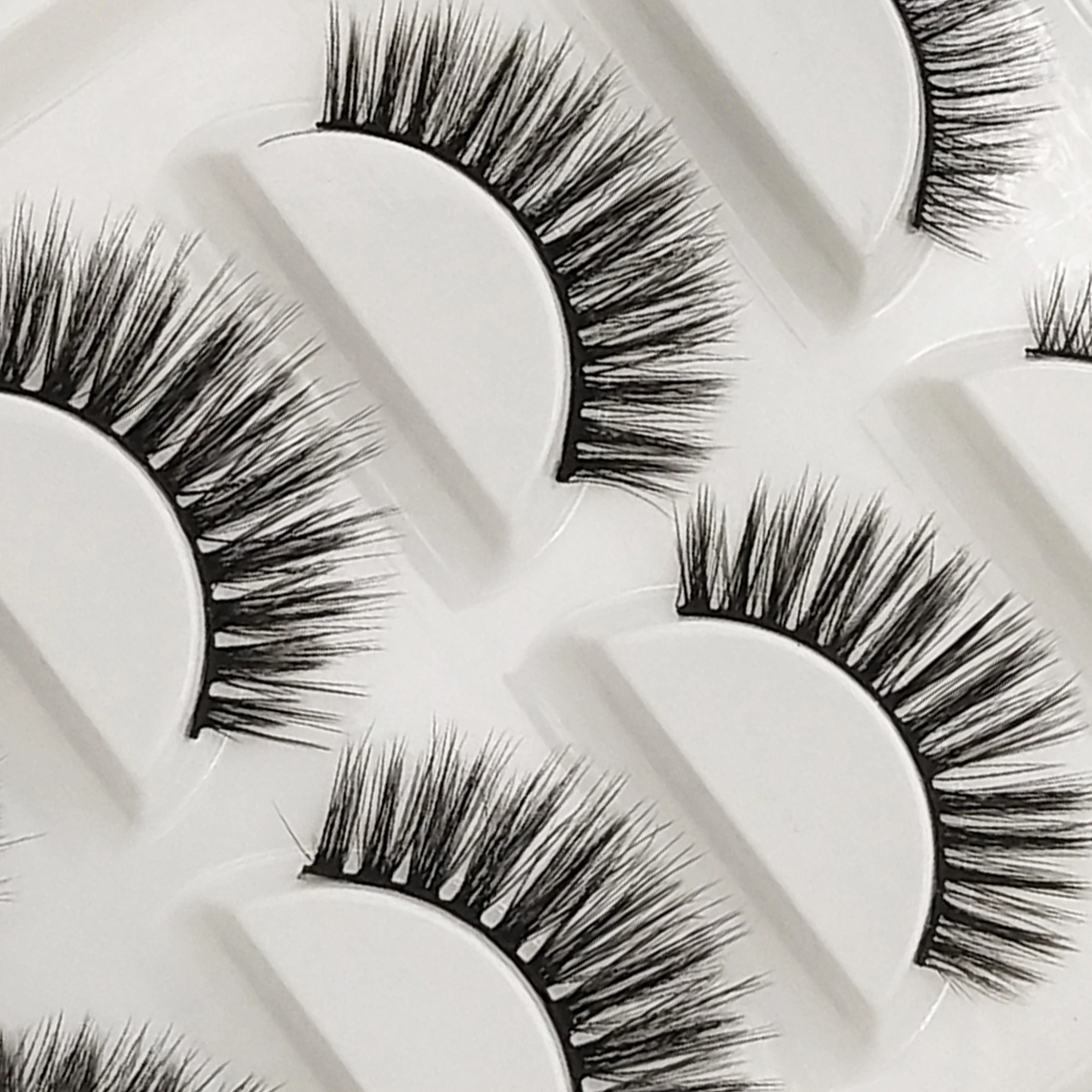 

5 pairs/batch of mixed false eyelashes 3d mink lashes eyelash extension natural false eyelashes lash makeup wholesale Thick