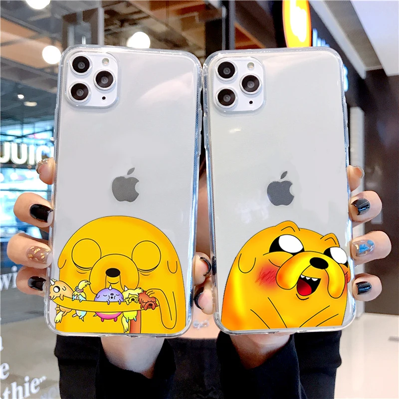 

Adventure time Beemo BMO Jake Finn Lumpy transparent phone case for iphone 12 11 Pro Max X XS MAX 6 6s 7 7plus 8 8Plus SE20 XR