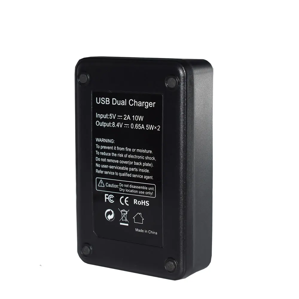 Ex-Pro DMW-BLF19E 1865 мАч аккумулятор x 2 + ЖК двойное зарядное устройство для P @ DMC-GH3 GH3E GH3EB-K