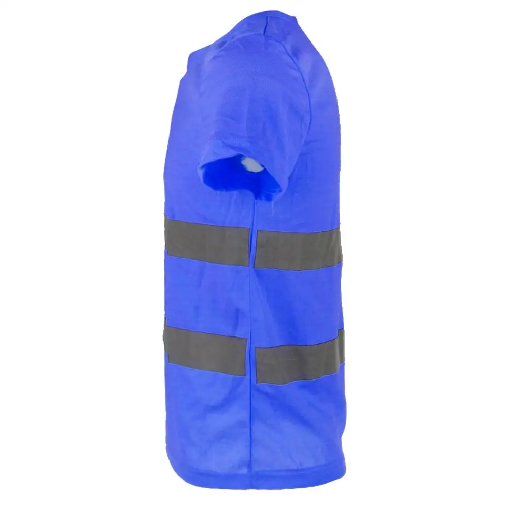 1x дышащая Светоотражающая футболка одежда быстрая сушка высокая видимость