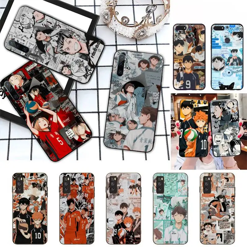 

Haikyuu Hinata Attacks Anime Phone Case For Huawei Honor 10i 20i 8 Pro 9 10 20 Lite 30 Pro Ultra Thin Luxury Shell