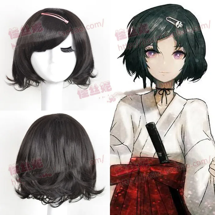 Парик для косплея из аниме Steins Gate Makise Kurisu Christina Assistant коричневый прямой длинный