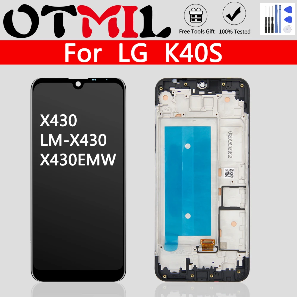 Оригинальный ЖК-дисплей 6 1 дюйма для LG K40S сенсорный экран дигитайзер запасные
