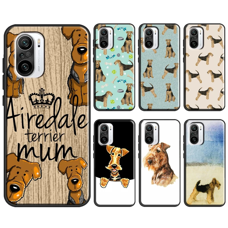 Чехол Airedale Terrier Dog для POCO X3 M3 F1 F2 Pro чехол Xiaomi Mi 11 8 9 9T 10T A1 A2 Note 10 Lite чехол|Бамперы| |