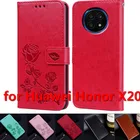 Чехол для Huawei Honor X20, модный кожаный флип-чехол с магнитной застежкой для Huawei Honor X20, чехол с держателем для карт