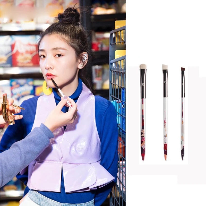 Бренд Miss Gorgeous 3 шт. набор кистей для макияжа Косметические Тени век Кисть подводки