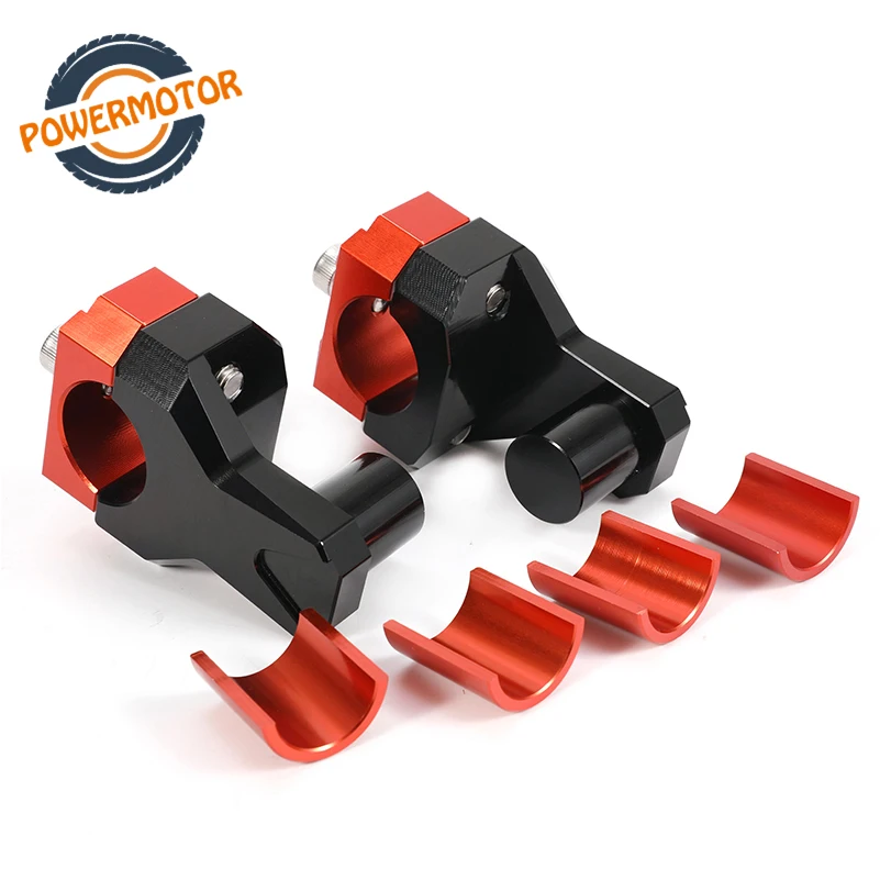 

Заготовка CNC алюминиевый мотоцикл руль модифицированный удлиняющий руль крепление зажимы Райзер forhondakawсаки DucatiYamahaktm