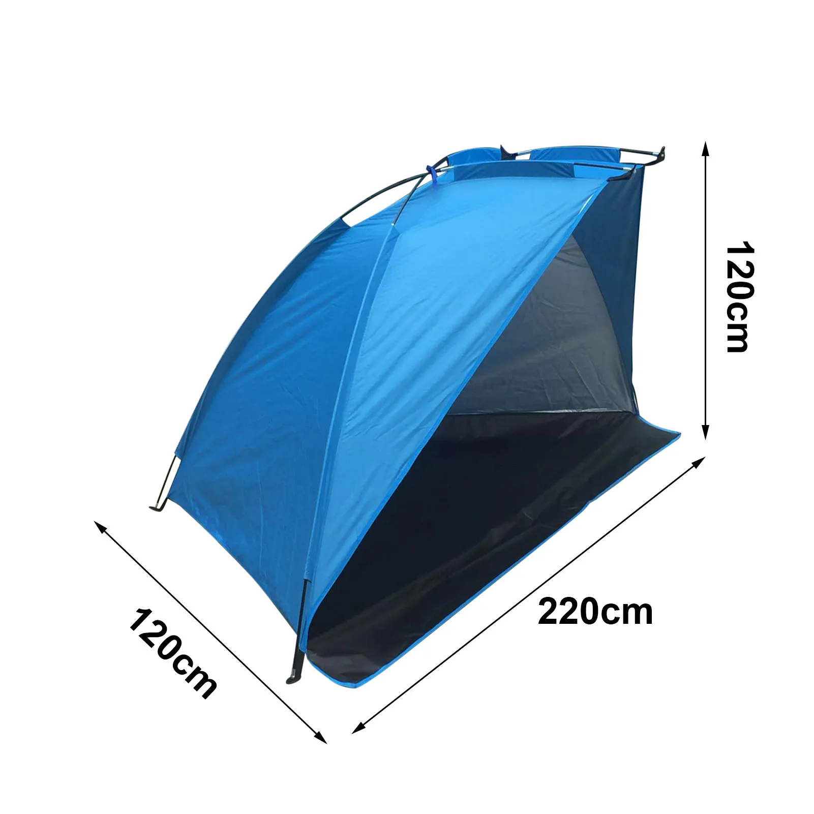 

Summer Outdoor Beach Tent Sunshine Shelter 2 Person Sturdy Polyester Sunshade Tent For Fishing Camping Hiking Picnic Park