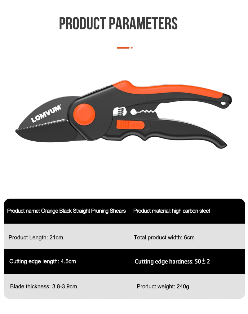 LOMVUM Graft ножницы садовые инструменты секаторные для фруктового дерева растения в