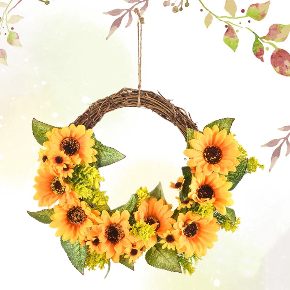 1 шт. имитация гирлянда &quotПодсолнух&quot Декор Искусственный венок из подсолнухов