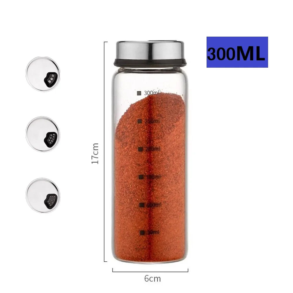 Salt and Pepper Shakers With Adjustable Pour Holes - Perfect Dispenser for your Salts 300ml | Дом и сад