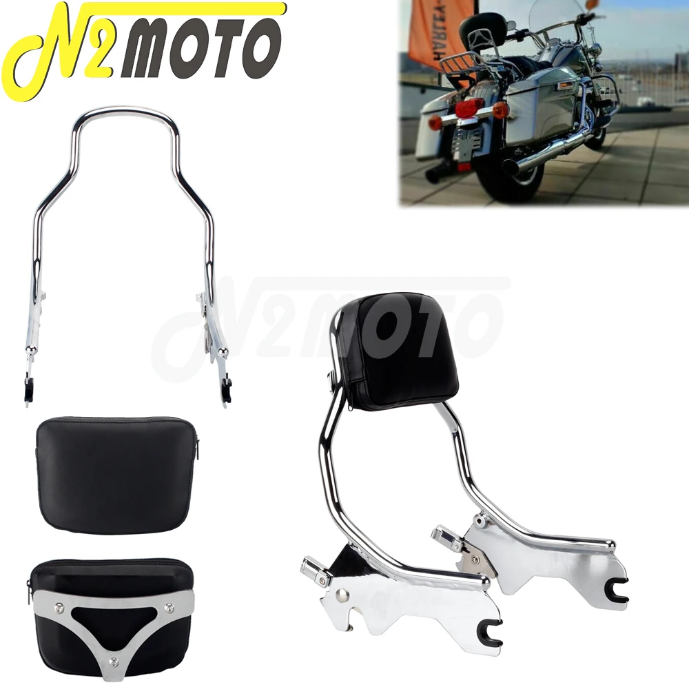 

Задняя спинка для пассажирского мотоцикла для Harley Heritage Classic FLHC FLHCS Softail FLSL FXST Street Bob 114 FXBB FXBBS