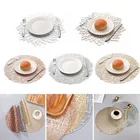 6 шт. ПВХ коврик для обеденного стола полая подставка каботажное судно колодки стол чаша коврики