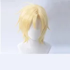 Аниме Банановая рыба Ash Lynx парики Aslan Jade Callenreese Золотой термостойкий хиар синтетический парик для косплея + парик Кепка