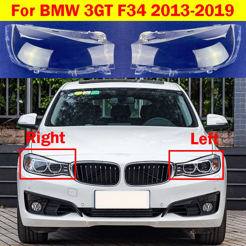 

Car Light Caps Lampshade Front Headlight Cover Glass Lens Shell Cover For BMW 3 Series GT 3GT F34 2013-2019 320i 328i 335i