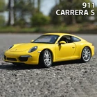 1:24 Porsche 911 (991) CARRERA S Supercar модель автомобиля из сплава литой и игрушечный автомобиль коллекционная игрушка