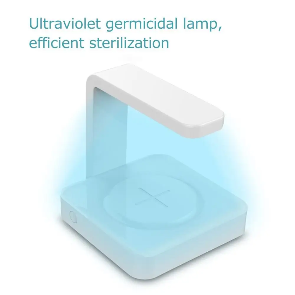 2 в 1 телефон УФ дезинфицирующее устройство Беспроводная Быстрая зарядка