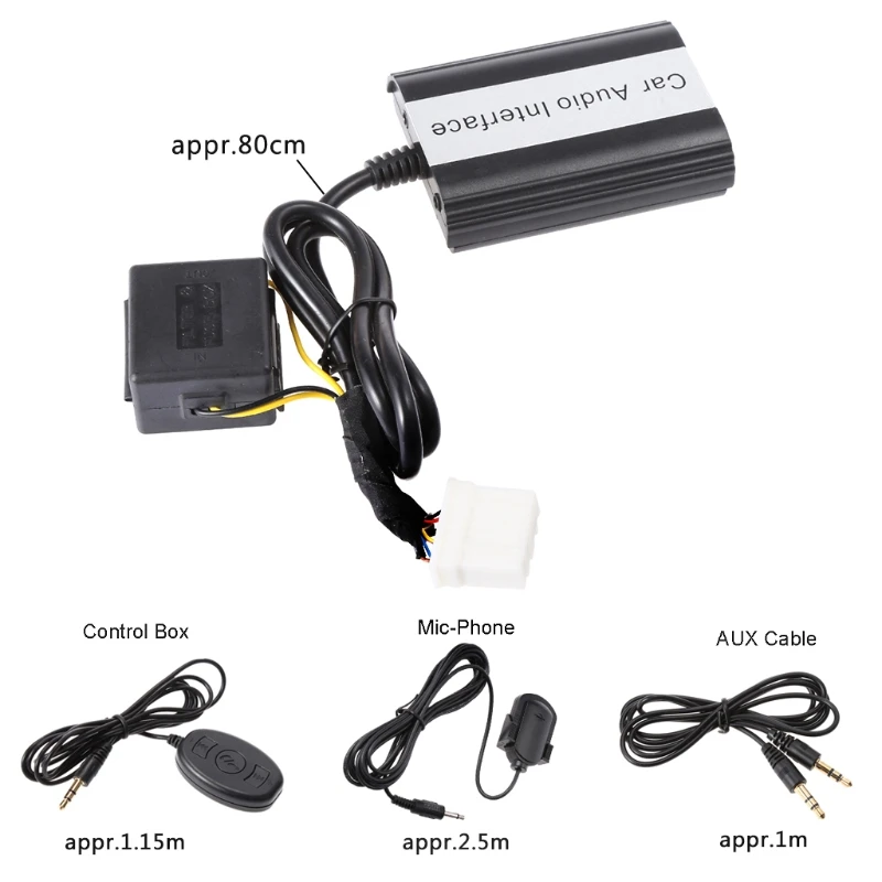 Автомобильные комплекты громкой связи Bluetooth MP3 AUX адаптер Интерфейс для Mazda 3 5 6 RX8