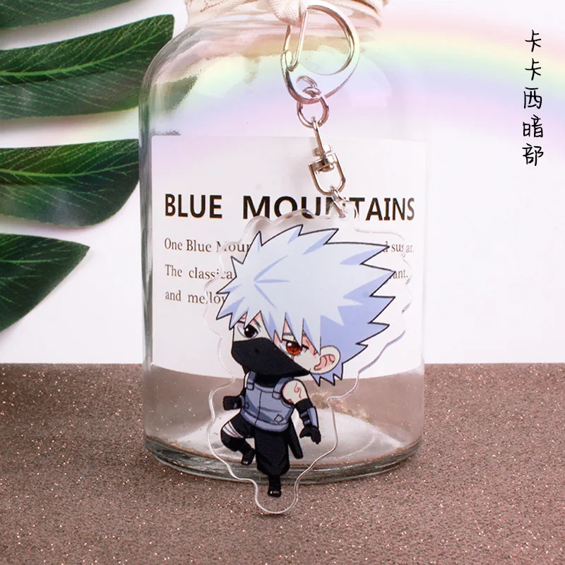 Аниме Наруто акриловый брелок Uchiha Obito Deidara Sasori Uchiha Itachi мультфильм двухсторонний кулон брелок ювелирные аксессуары - Color: 18