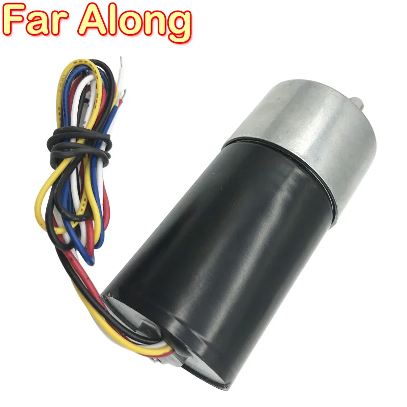 Бесщеточный двигатель постоянного тока 12В 24В низкая скорость 5-1270 об/мин высокий