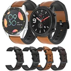 Ремешок для часов Huawei Watch GTGT 2 42, силиконовый и кожаный браслет для Xiaomi Huami Amazfit GTR 47 42 мм