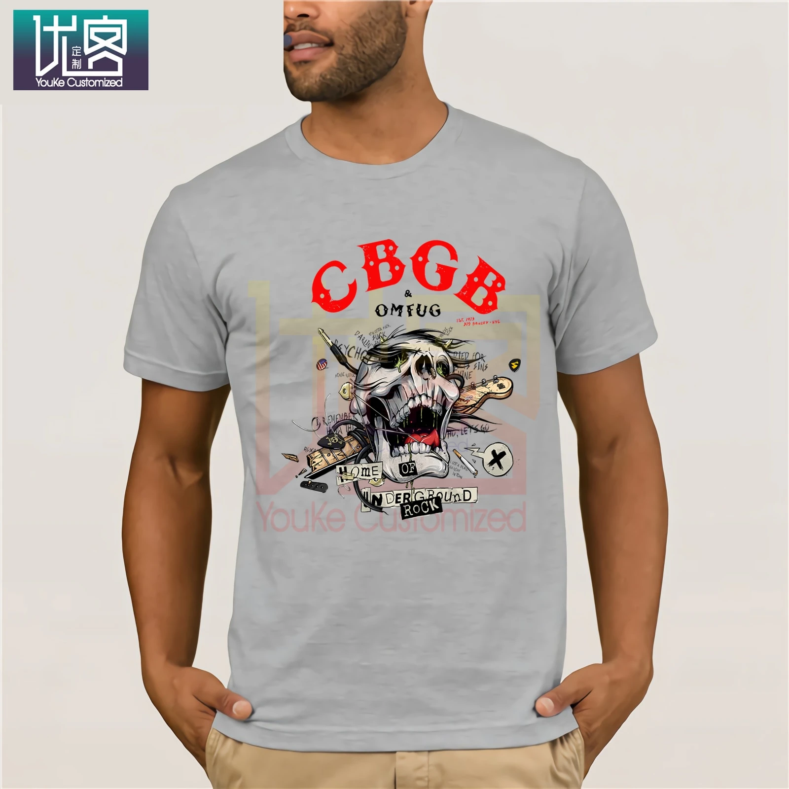 CBGB футболка on Behance koleksi комикс книги винтаж вырез лодочкой повседневный топ с