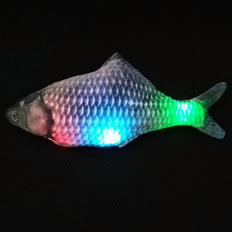 

Simulation Fish Electronic Pet Cat Toy USB Charging Simulation Fish Toys for Dog Cat Chewing Playing Biting Supplies #3