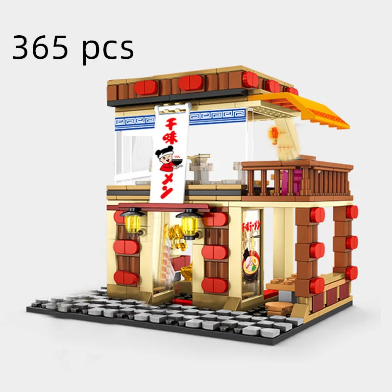 sembo blocks city mini street store shops sest house model coffee building bricks restaurant creative architecture super market | Игрушки и